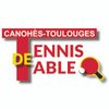 Logo of the association Canohès Toulouges Tennis de Table
